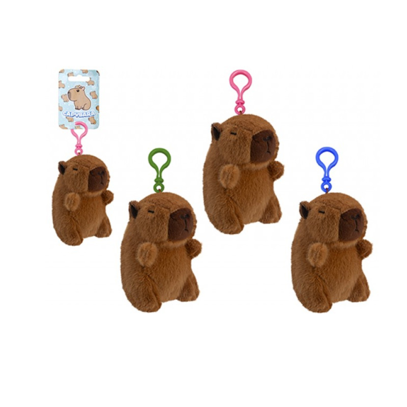 Peluche llavero Capibara 10cm - colores aleatorios