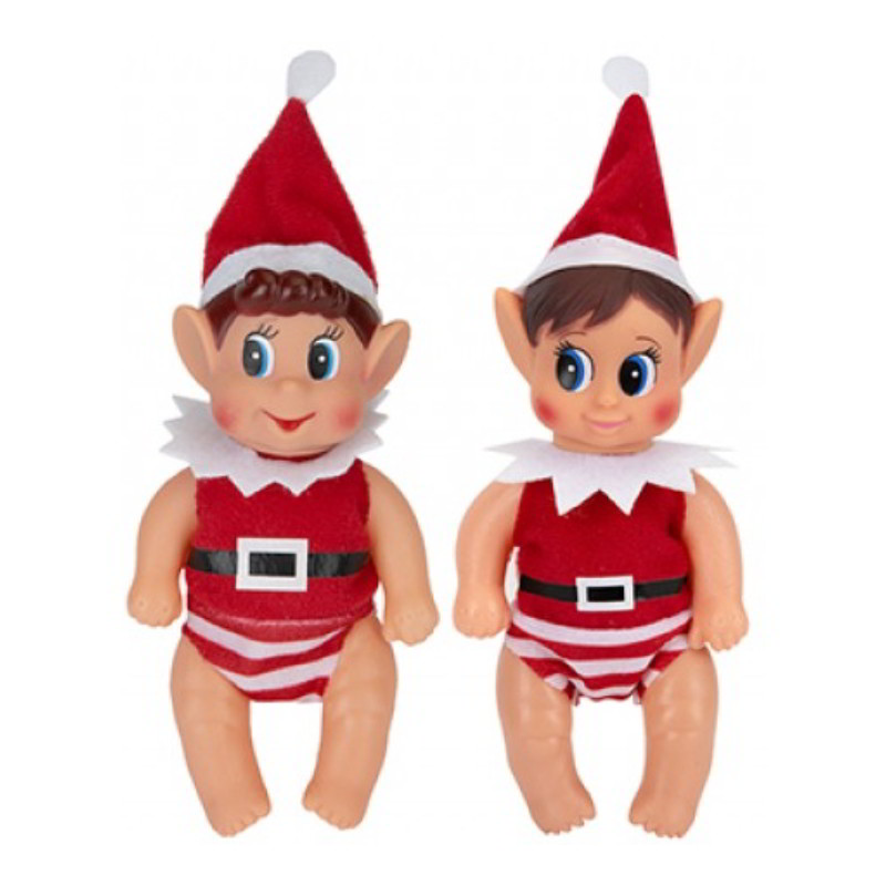 Muñeco Cute Baby Elf Bebé Elfo de Navidad 12 cm