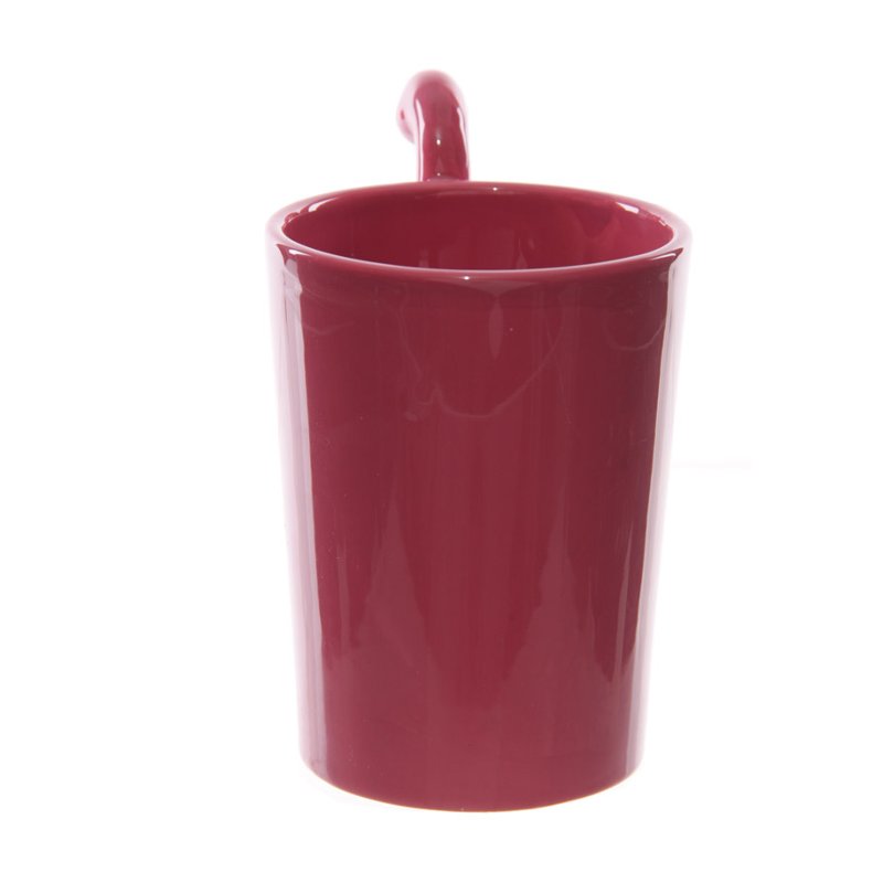 Distribuidor mayorista de Taza cerámica rosa asa forma Flamenco