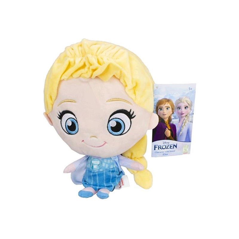 Peluche Elsa c/sonido Frozen 25cm