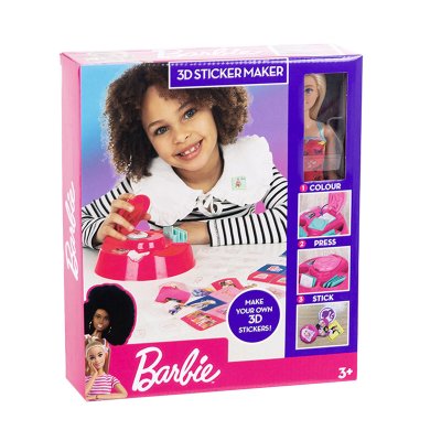 Muñeca Barbie c/accesorios crear stickers 3D