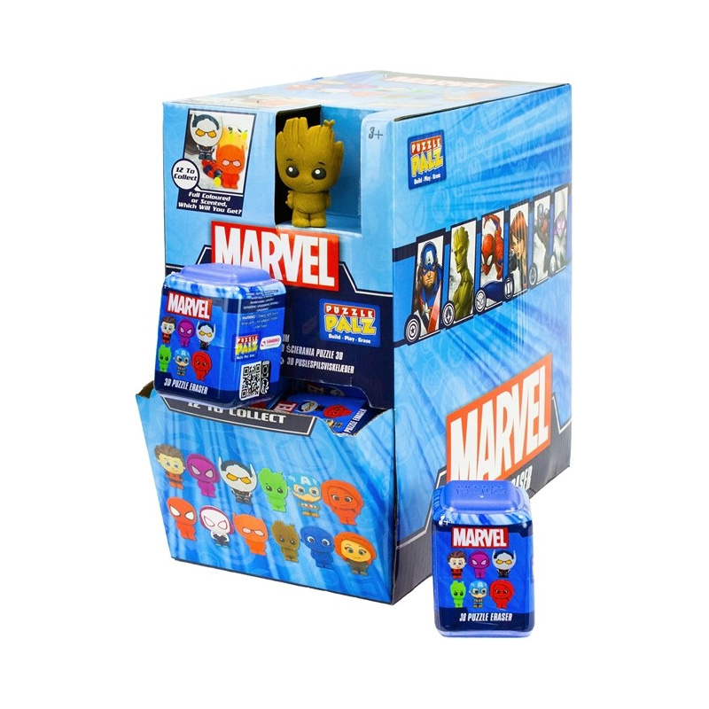 Expositor 3D Puzzle Palz Marvel