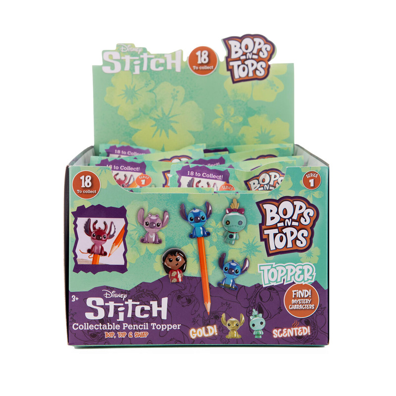 Sobres minifiguras toppers Stitch Disney