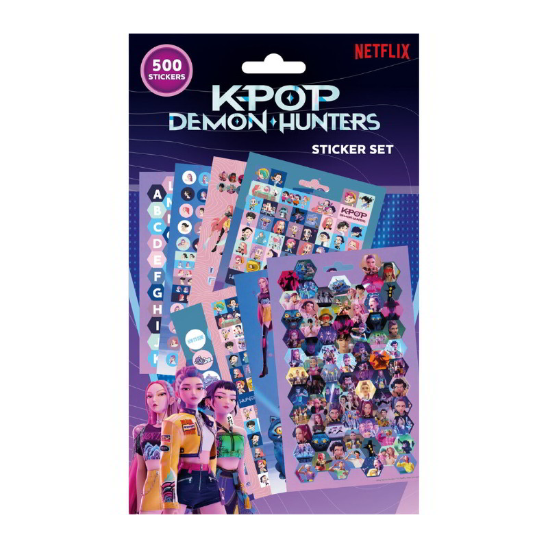 500 Pegatinas Cazadoras KPop Demon Hunters