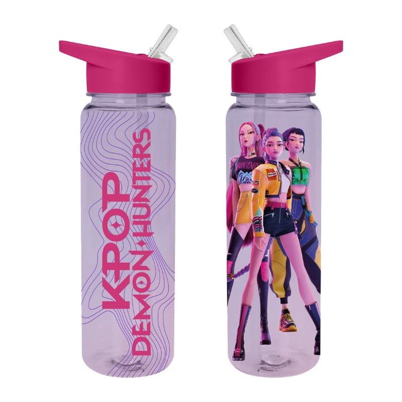 Botella deportiva agua 750ml Cazadoras KPop Demon Hunters