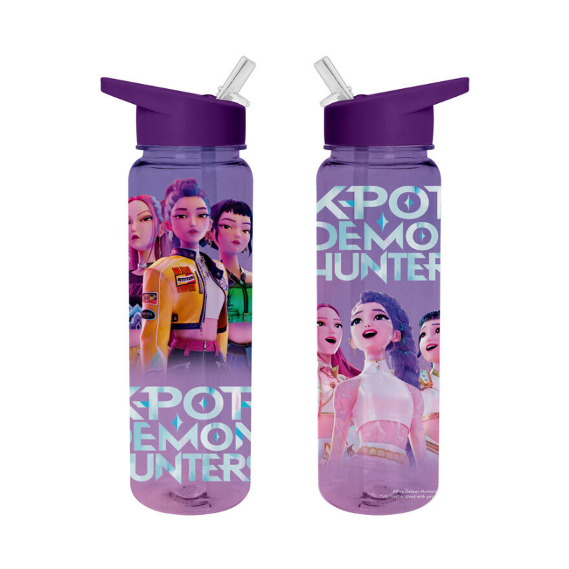 Botella deportiva agua 700ml Cazadoras KPop Demon Hunters