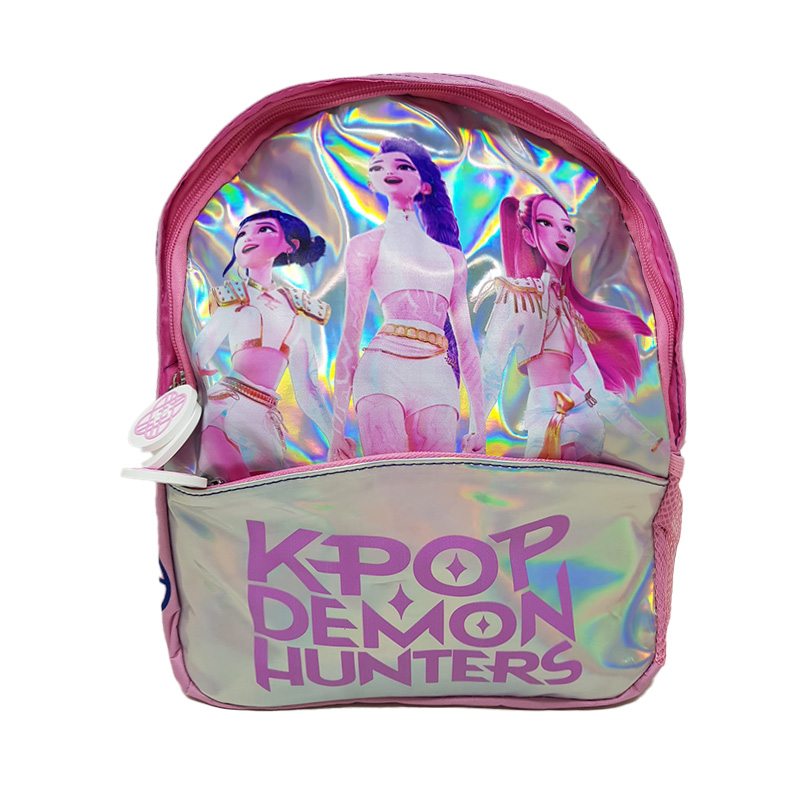Mochila KPop Demon Hunters Huntrix 32cm - rosa
