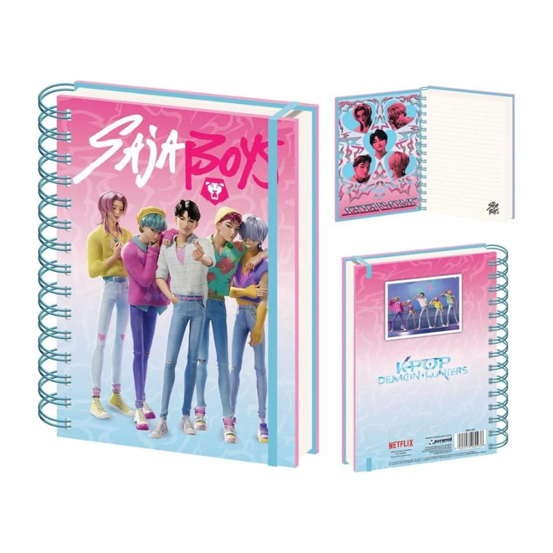 Cuaderno A5 Saja Boys KPop Demon Hunters
