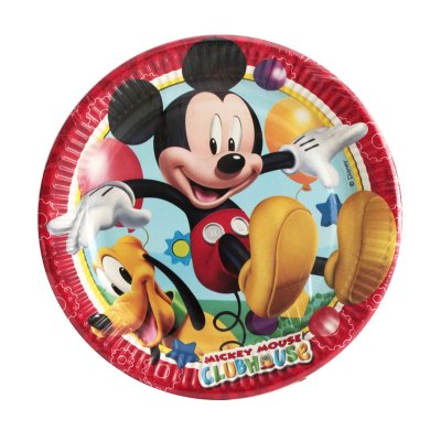 Wholesaler of 10 platos desechables 23cm Mickey Mouse