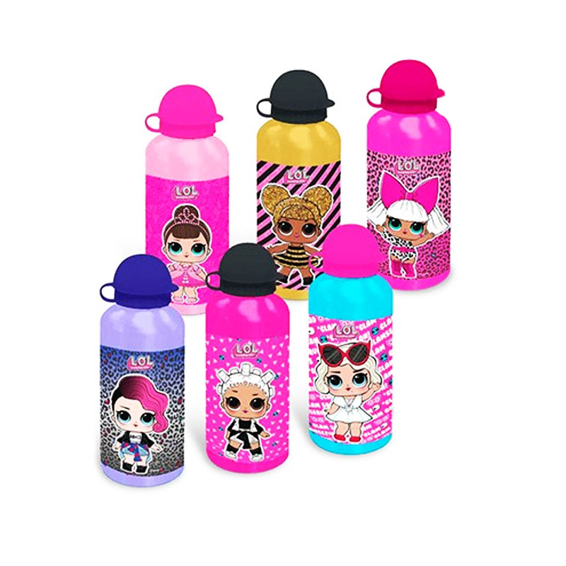 Distribuidor mayorista de Botellas aluminio 500ml LOL Surprise