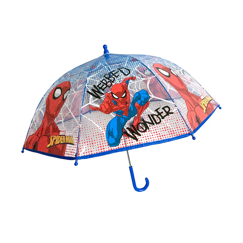 Paraguas manual burbuja transparente Spiderman Wonder 64cm