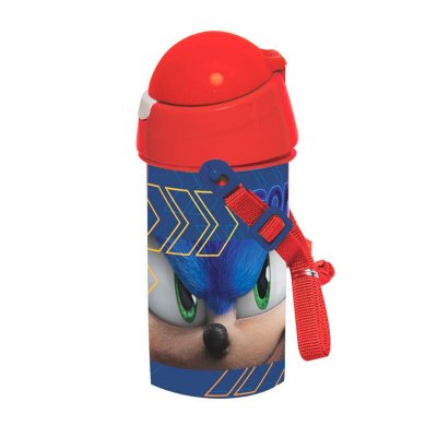Botella robot pop up 500ml Sonic The Hedgehog
