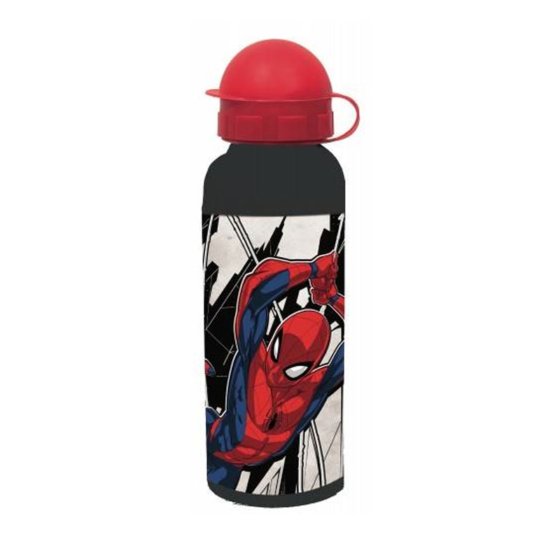 Botella aluminio Spiderman 520ml