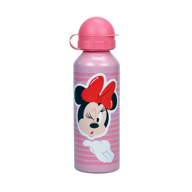 Botella aluminio Minnie Mouse 520ml - rosa 批发