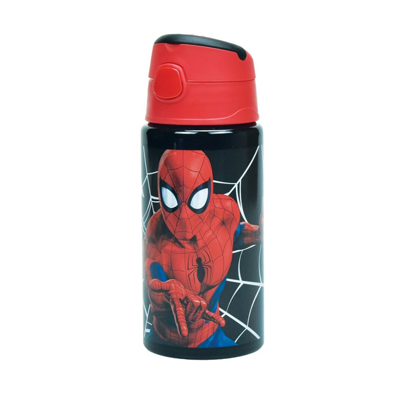 Botella aluminio Flip 500ml Spiderman