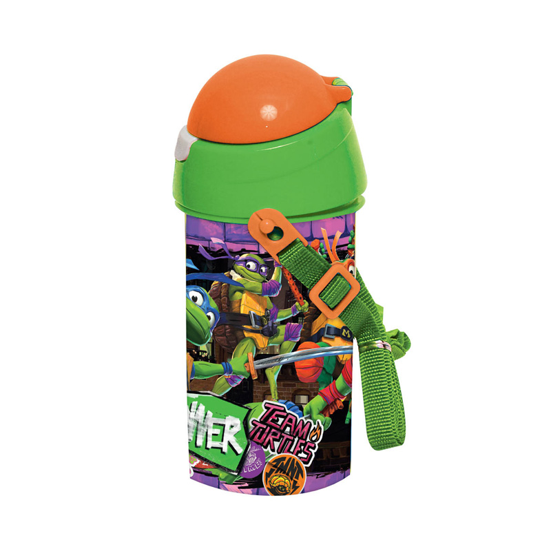 Cantimplora Pop Up 500ml Ninja Turtles