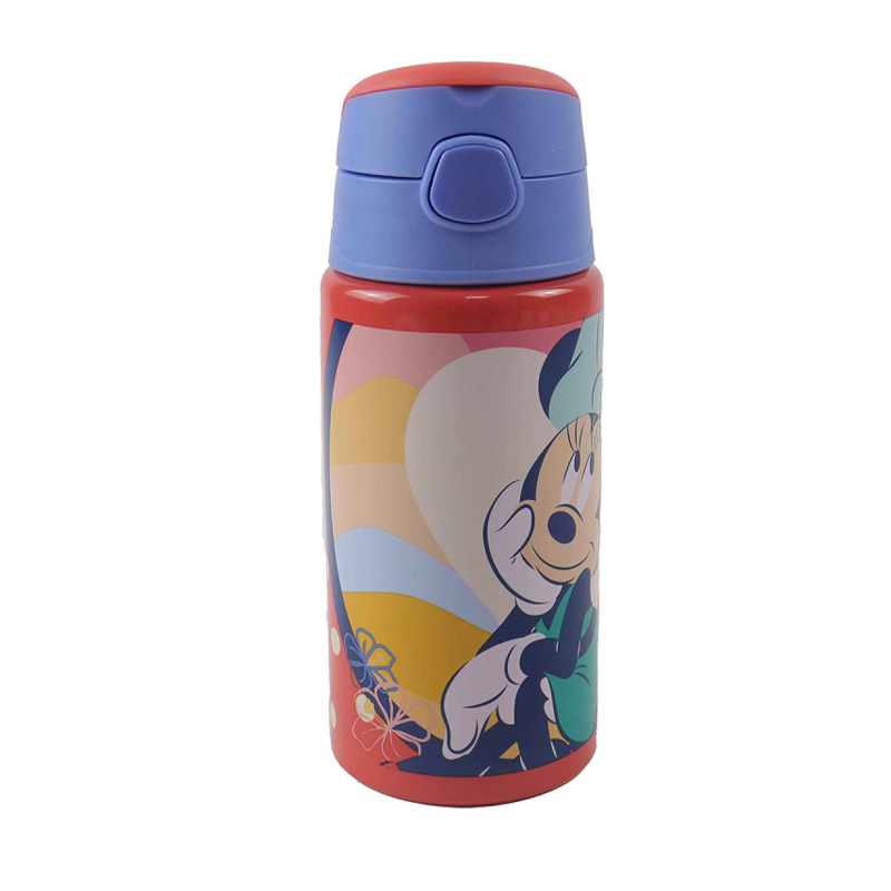 Botella aluminio Flip 500ml Minnie Mouse Disney