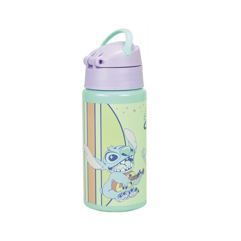 Botella aluminio Flip 500ml Stitch