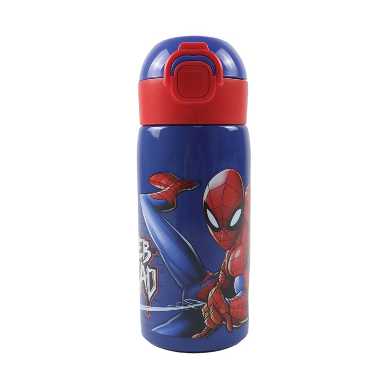 Botella pop up Spiderman Web 500ml