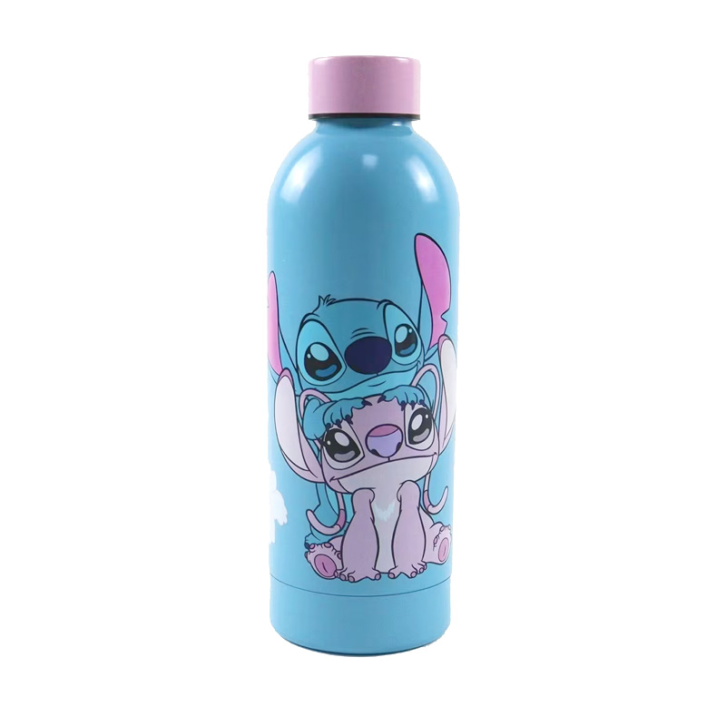 Botella aluminio Stitch & Angel 530ml