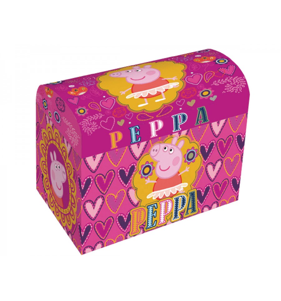 Distribuidor mayorista de Joyero musical en forma de baúl ovalado 16.5x13cm Peppa Pig
