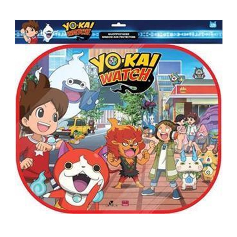 Distribuidor mayorista de 2 parasoles laterales YoKai Watch con lámina colorear