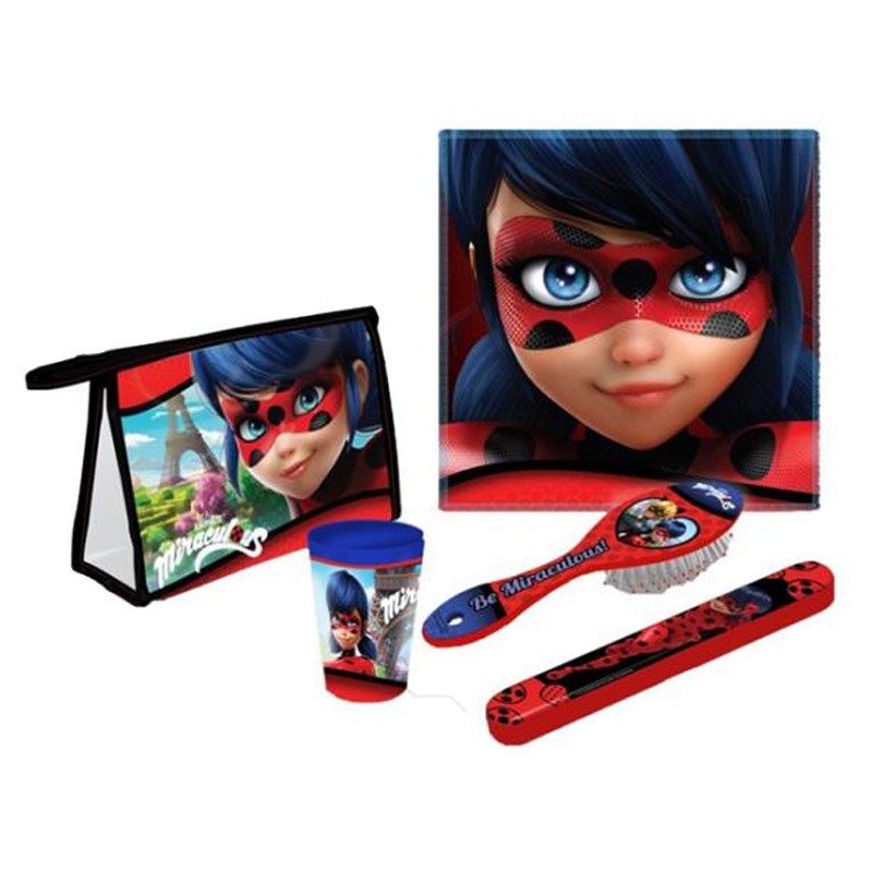 Distribuidor mayorista de Set de viaje 5 piezas Prodigiosa Ladybug Miraculous