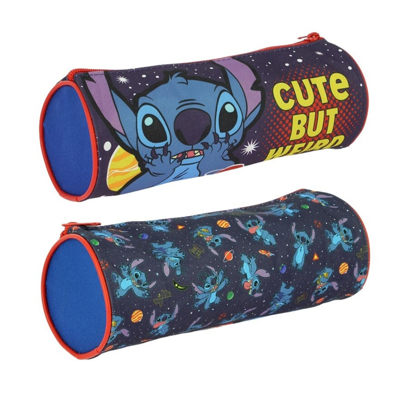 Estuche cilíndrico Stitch Disney 22cm