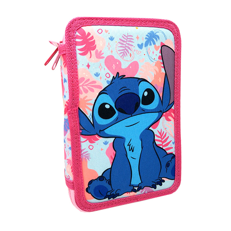 Plumier triple Stitch Disney 20cm - rosa