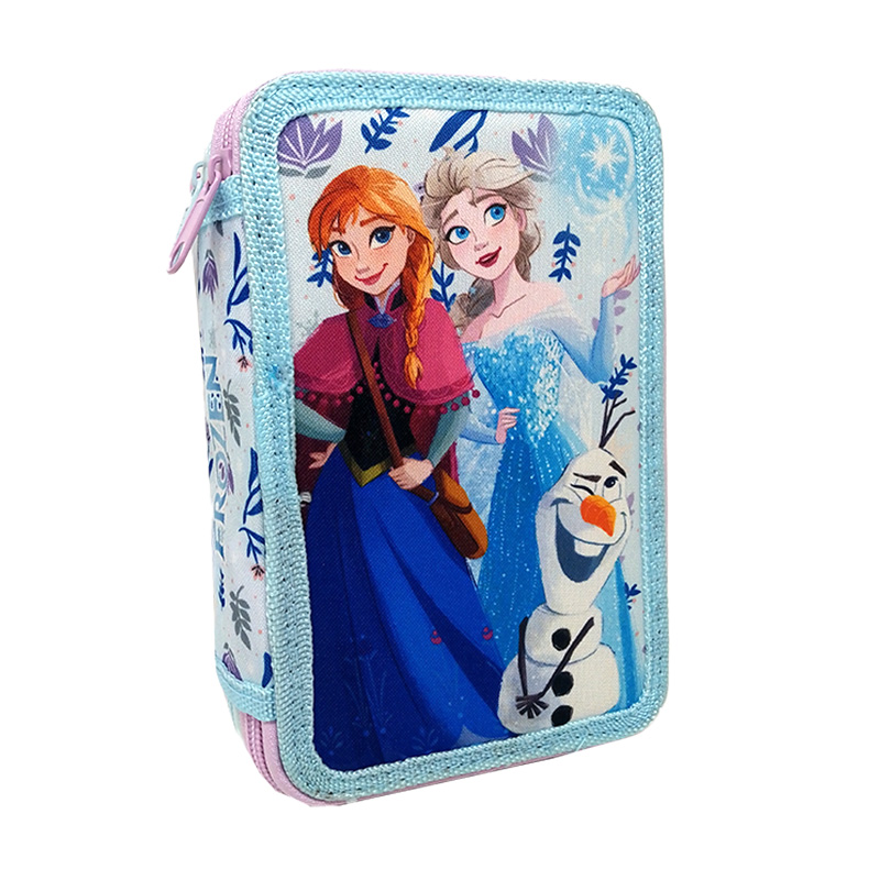 Plumier triple Frozen Disney 20cm - azul