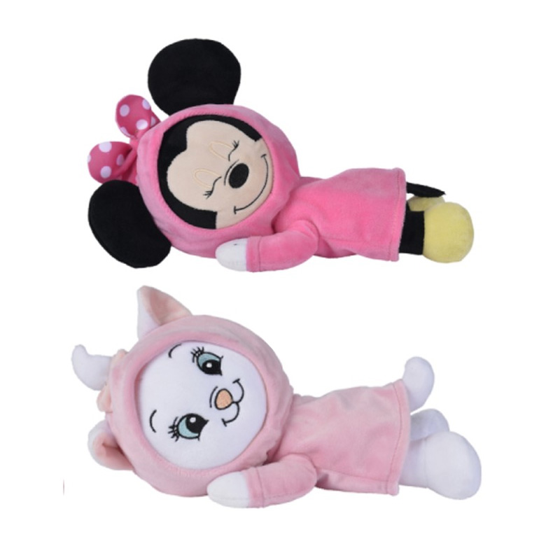 Peluche reversible Minnie & Marie Disney 25cm