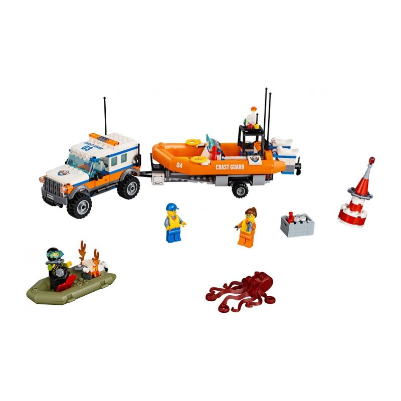 Distribuidor mayorista de Unidad de respuesta 4x4 Lego City Coast Guard