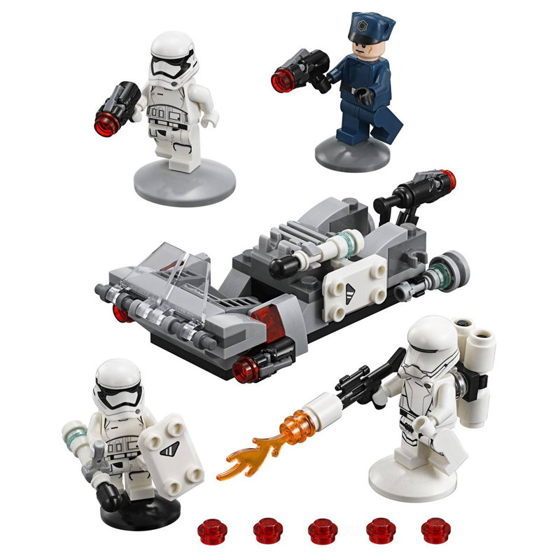 Cerdo también folleto First Order Transport Speeder Battle Pack Lego Star Wars - Kilumio