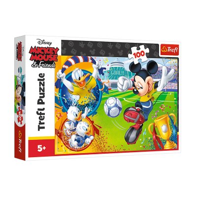 Puzzle Fútbol Mickey Mouse & Friends 100pzs