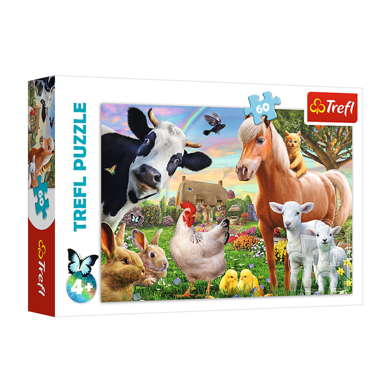 Distribuidor mayorista de Puzzle La granja 60pzs