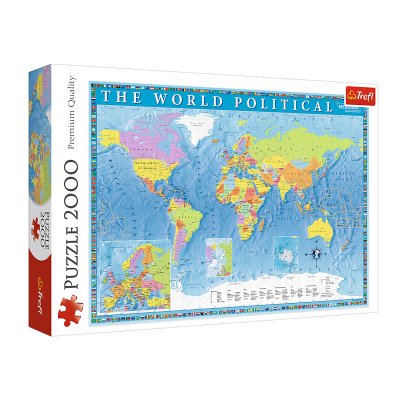 Wholesaler of Puzzle Premium Quality Mapa político del mundo 2000pzs