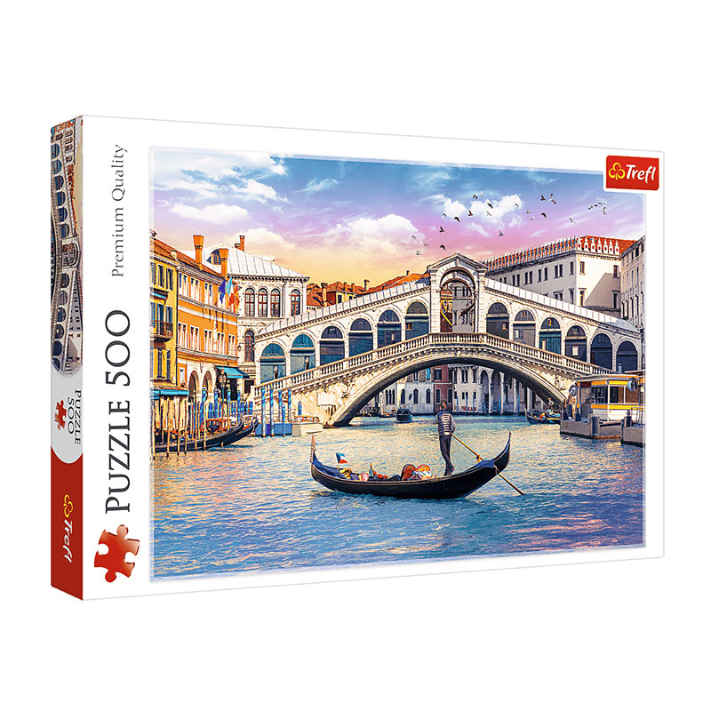 Puzzle Premium Quality Puente de Rialto Venecia 500pzs