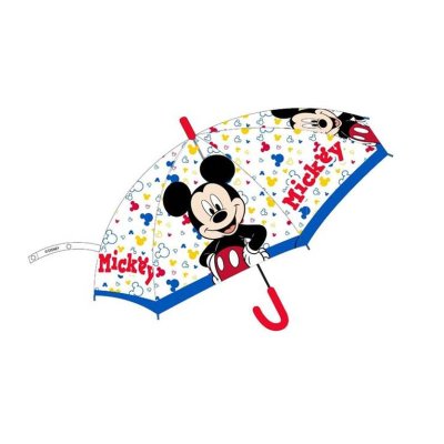 Paraguas automático transparente Mickey 60cm
