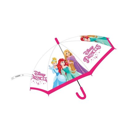 Paraguas automático transparente Princesas Disney 60cm