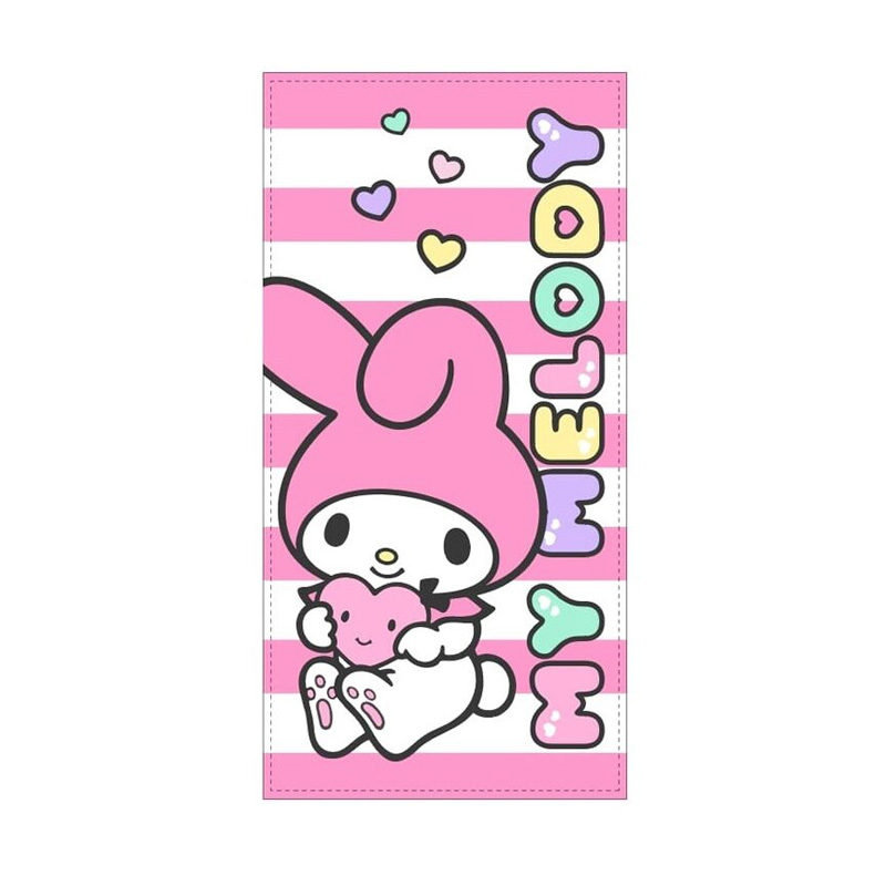 Toalla microfibra 70x140cm My Melody Hello Kitty