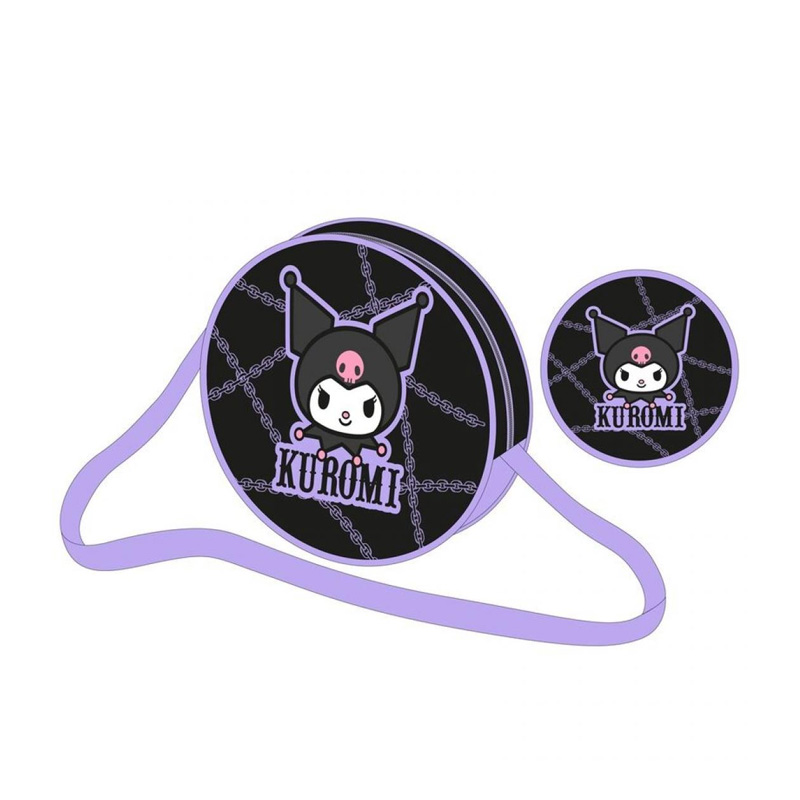 Bolso bandolera Kuromi Hello Kitty 15cm