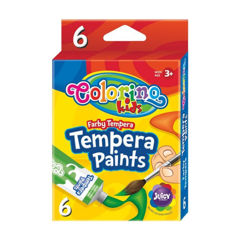 Set 6 pinturas temperas Colorino Kids
