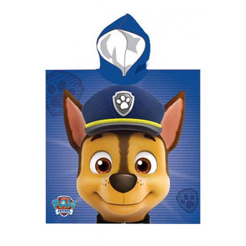 Distribuidor mayorista de Poncho con capucha Paw Patrol Chase Marshall