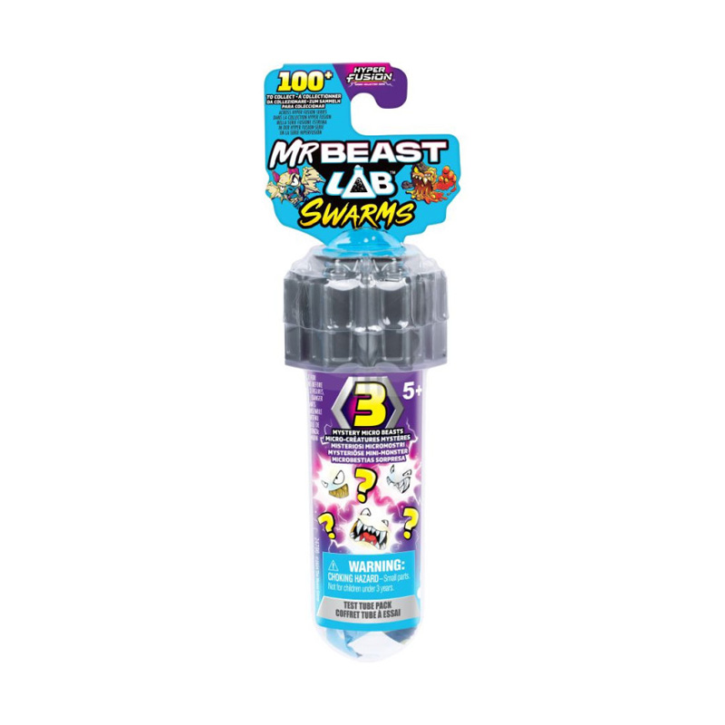 Pack 3 figuras sorpresa Microbestias Mr. Beast Lab Swarms