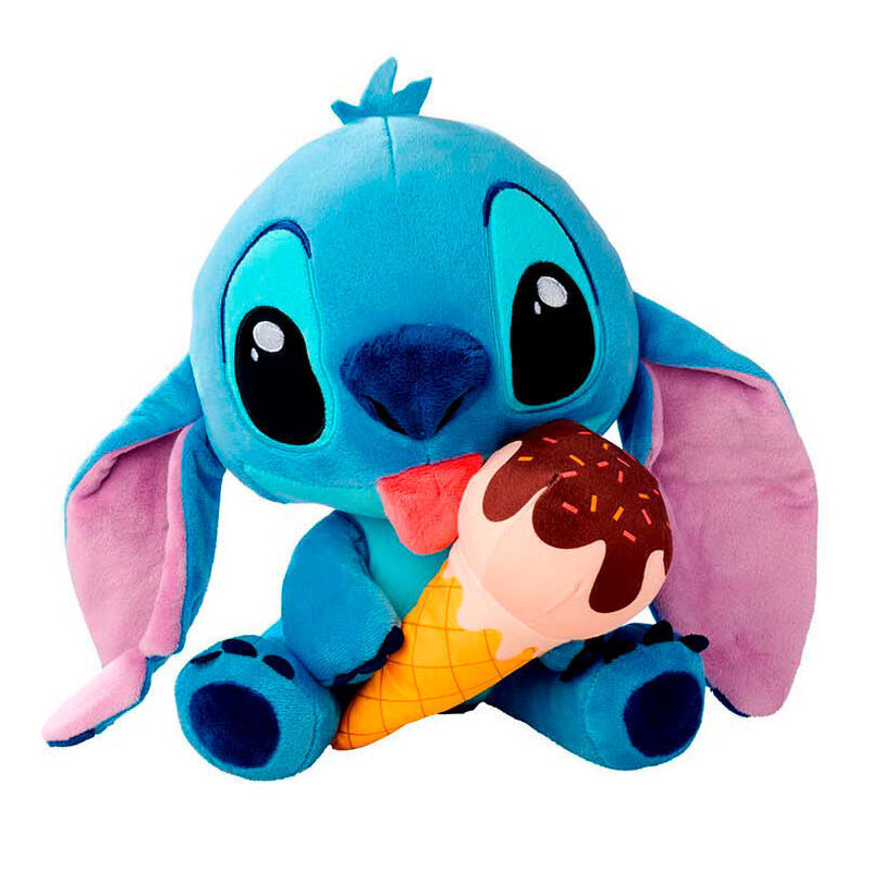 Peluche Stitch c/helado Disney 25cm