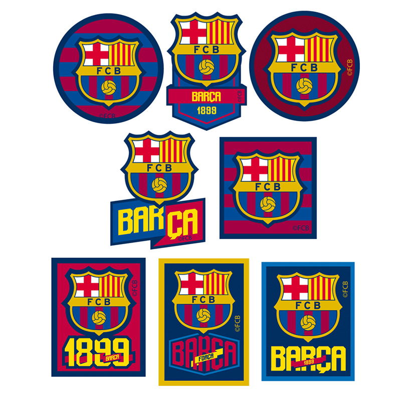 Distribuidor mayorista de Parches impresos F.C. Barcelona formas - Ref. 6764C