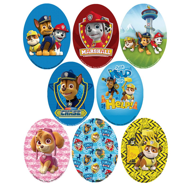 Distribuidor mayorista de Parches impresos Paw Patrol ovalados - Ref. 6781C