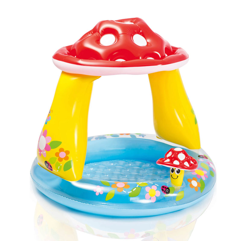 Piscina hinchable bebes Champiñón