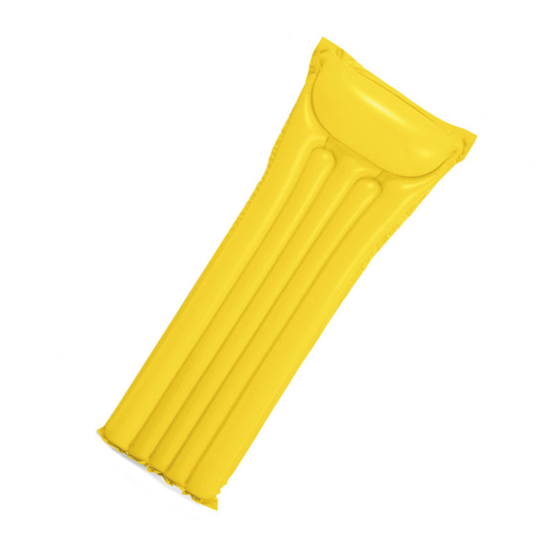 Colchoneta hinchable acuática 183cm - amarillo