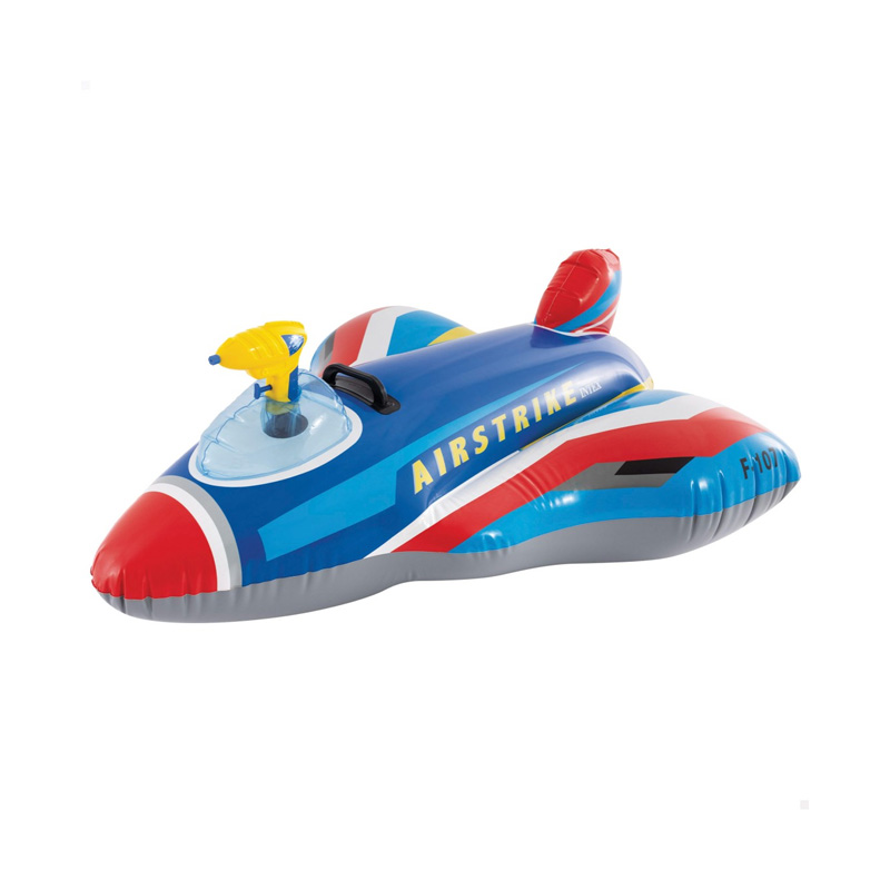 Avión acuático hinchable 117x104cm - azul